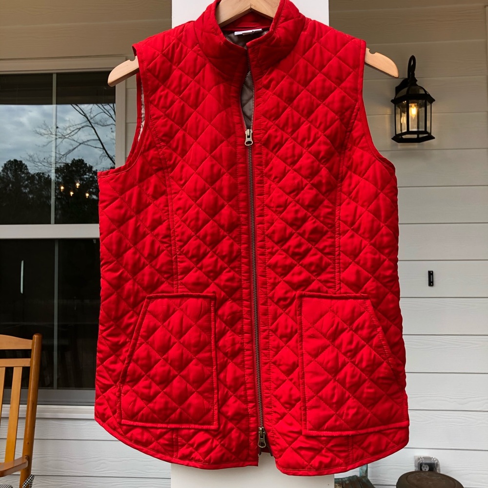 J.Jill heritage quilted vest